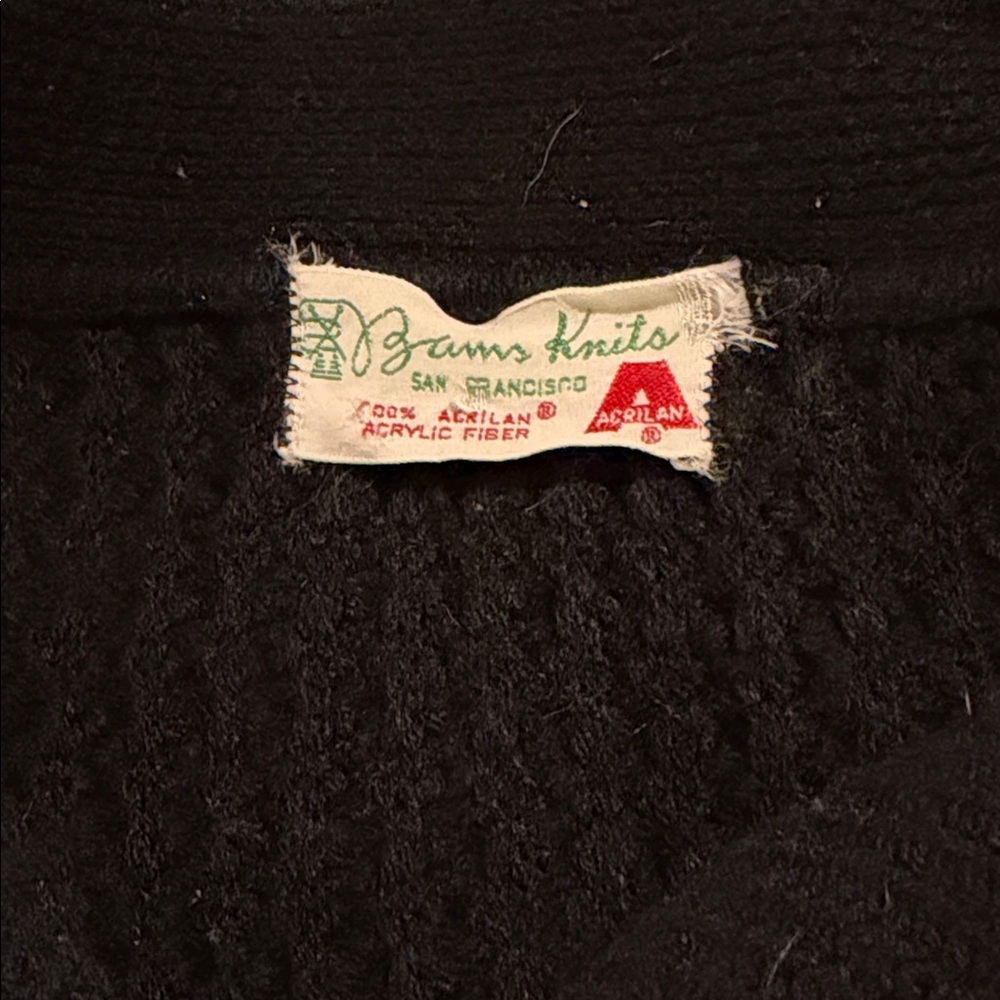 Vintage Black Women's Cardigan - Picture 5 of 5